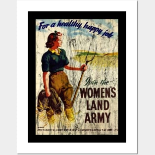 Women's Land Army Posters and Art